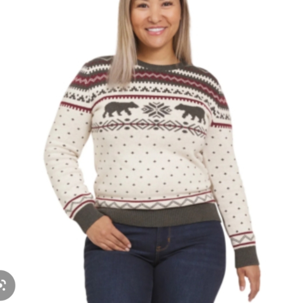 Lands' End Family Holiday Sweater